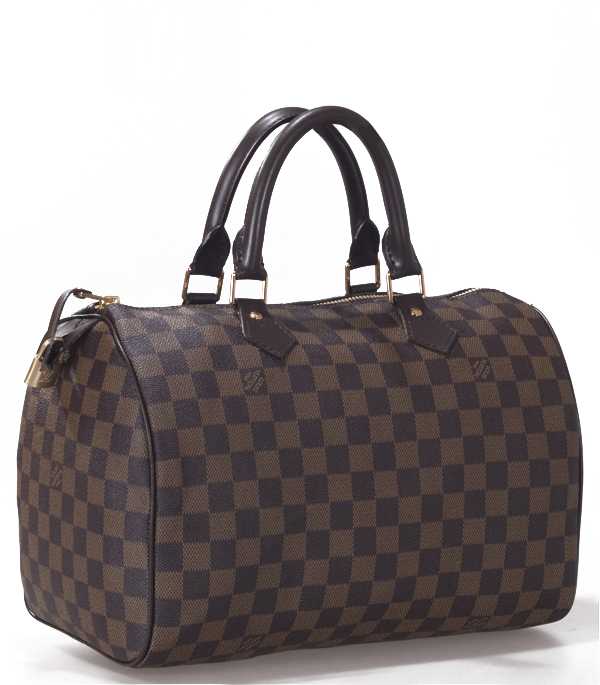 AAA Replica Louis Vuitton Damier Ebene Canvas Speedy 35 N41526 On Sale - Click Image to Close